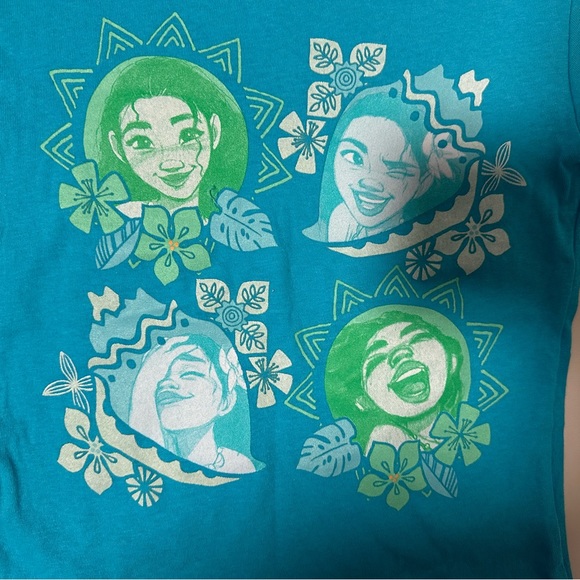NWT Disney Moana Toddler Girls 4T Blue T-Shirt - Picture 3 of 6